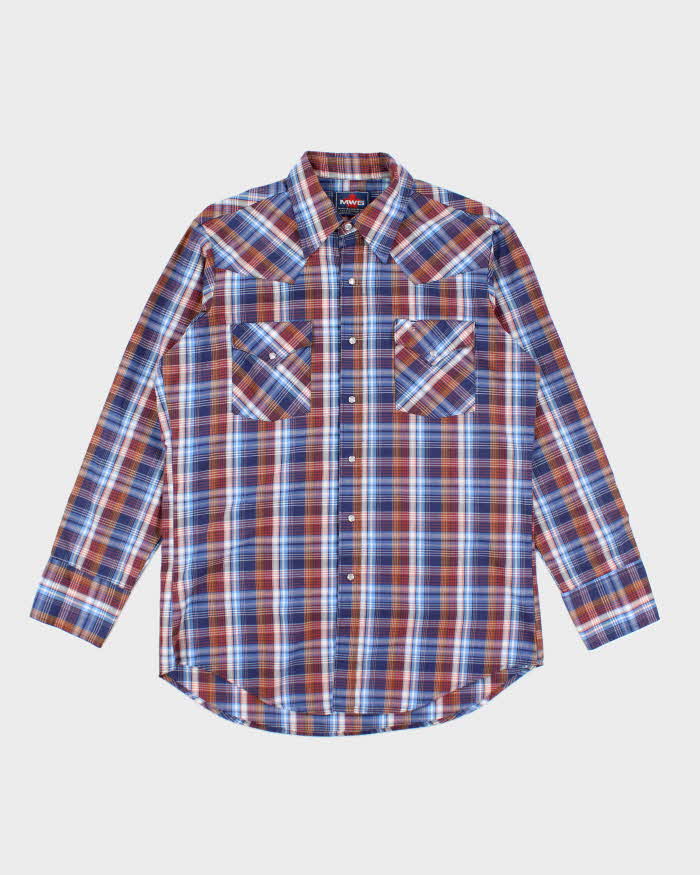 Vintage MWG Western Checked Shirt - L