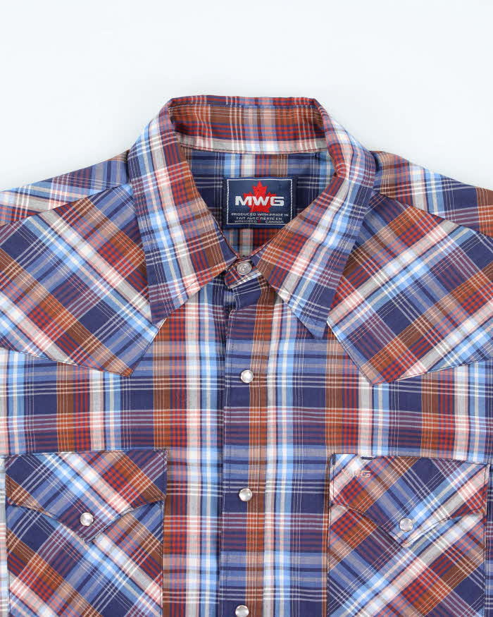 Vintage MWG Western Checked Shirt - L
