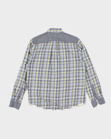Y2k 00s Calvin Klein Checked Long Sleeve Shirt - M