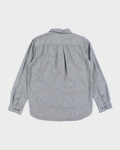 The North Face Grey Long Sleeve Shirt -  M
