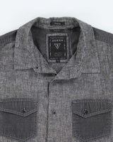 Vintage Y2k 00s Guess Grey Long Sleeve Shirt -  L