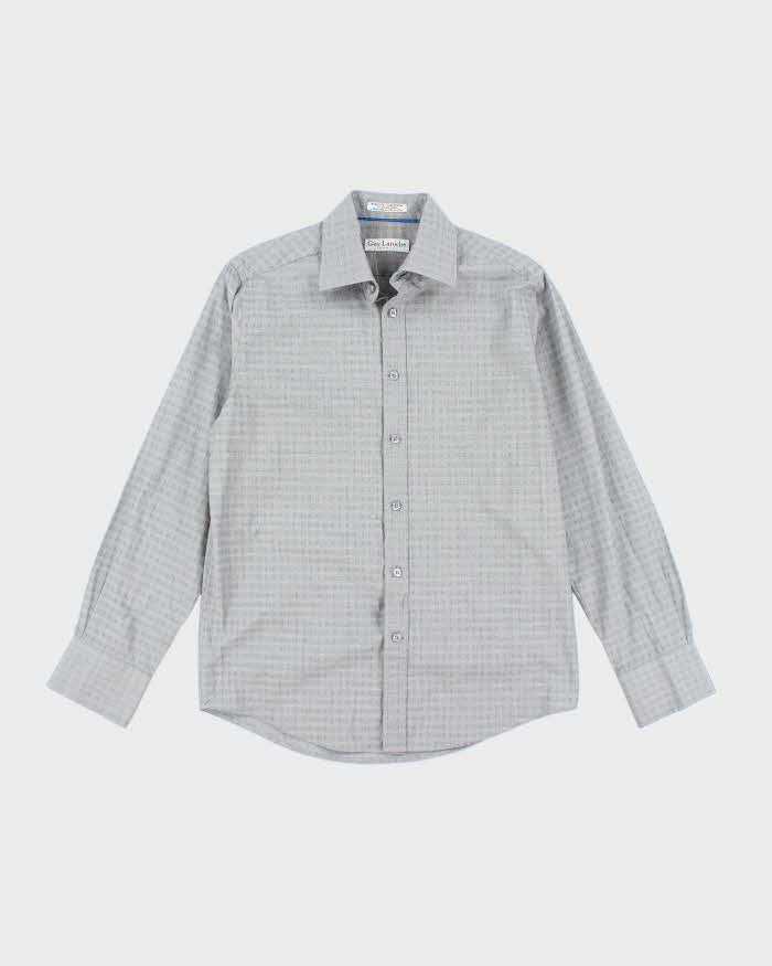 Vintage Guy Laroche Grey Long Sleeve Shirt -  M