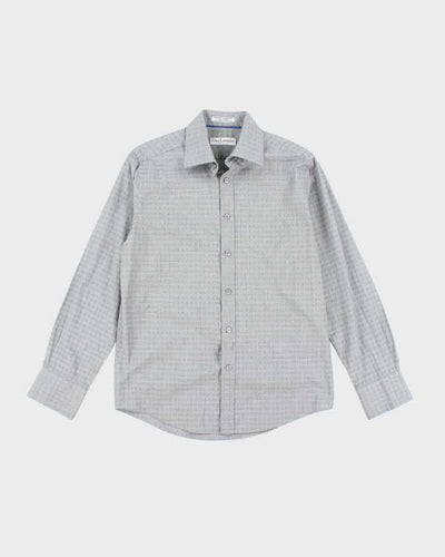 Vintage Guy Laroche Grey Long Sleeve Shirt -  M
