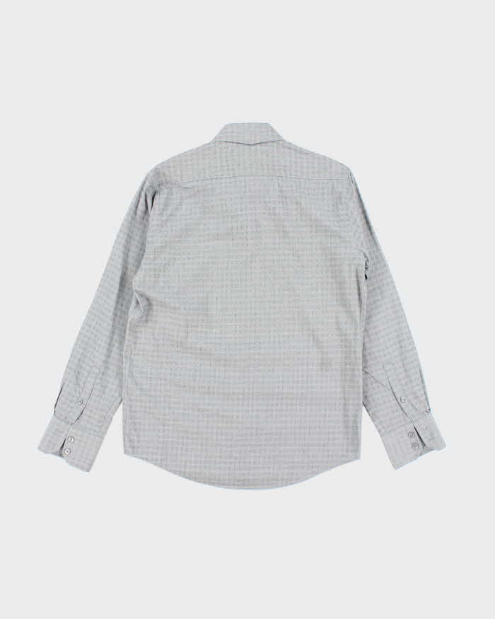 Vintage Guy Laroche Grey Long Sleeve Shirt -  M