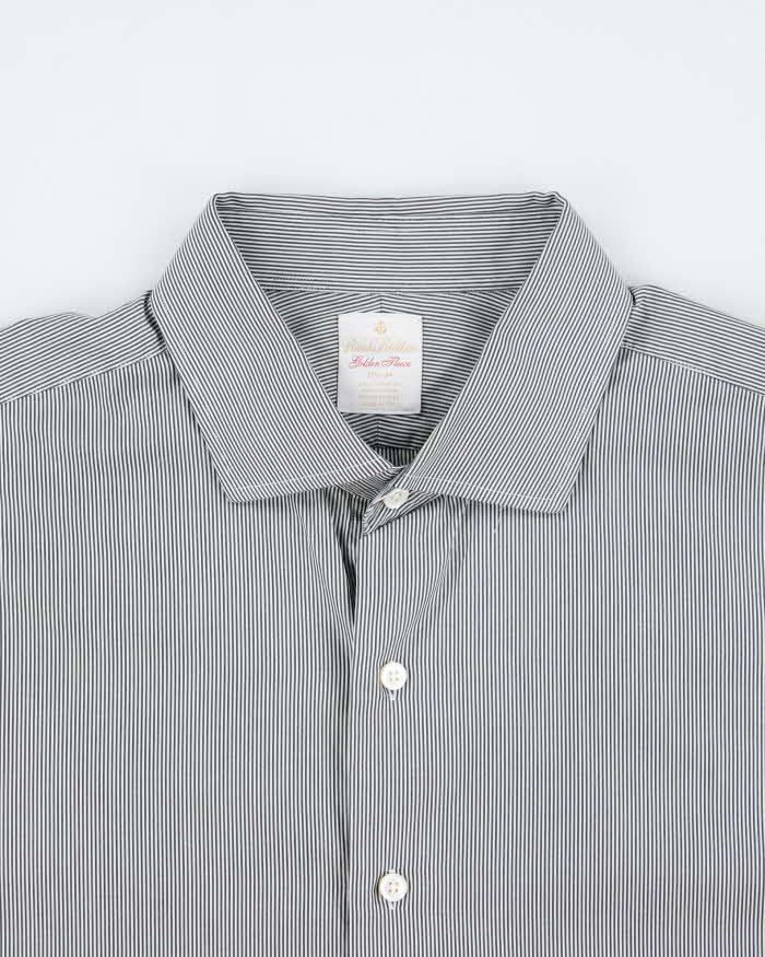 Vintage Brooks Brothers Striped Long Sleeve Shirt - XXL