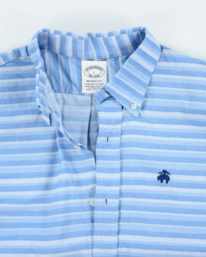 Vintage Brooks Brothers Striped Long Sleeve Shirt - L