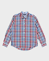Vintage Tommy Hilfiger Checked Long Sleeve Shirt - M