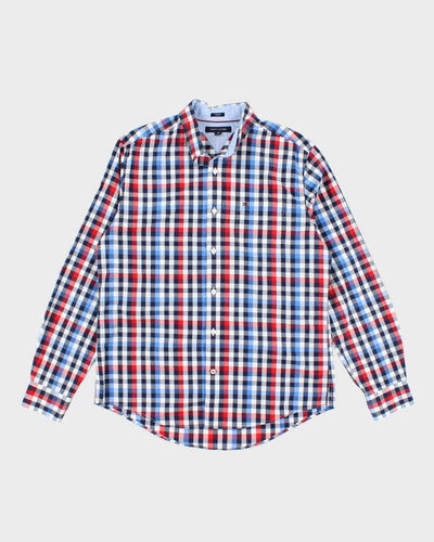 Vintage Tommy Hilfiger Checked Long Sleeve Shirt - M