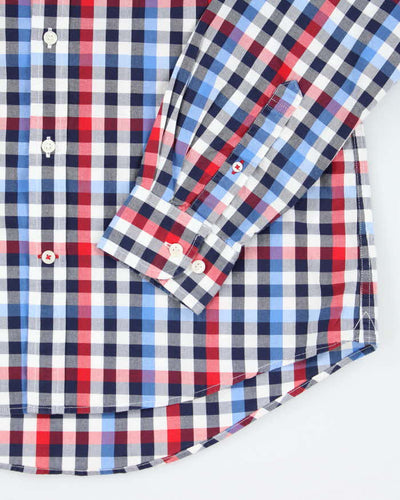 Vintage Tommy Hilfiger Checked Long Sleeve Shirt - M