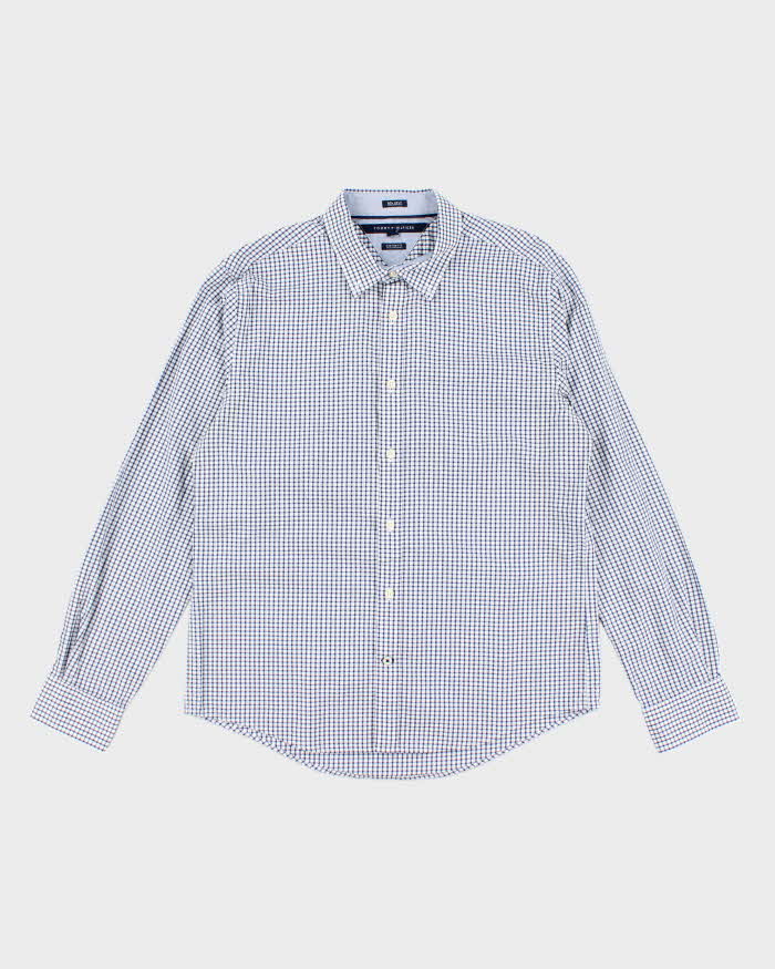 Vintage Tommy Hilfiger Checked Long Sleeve Shirt - L