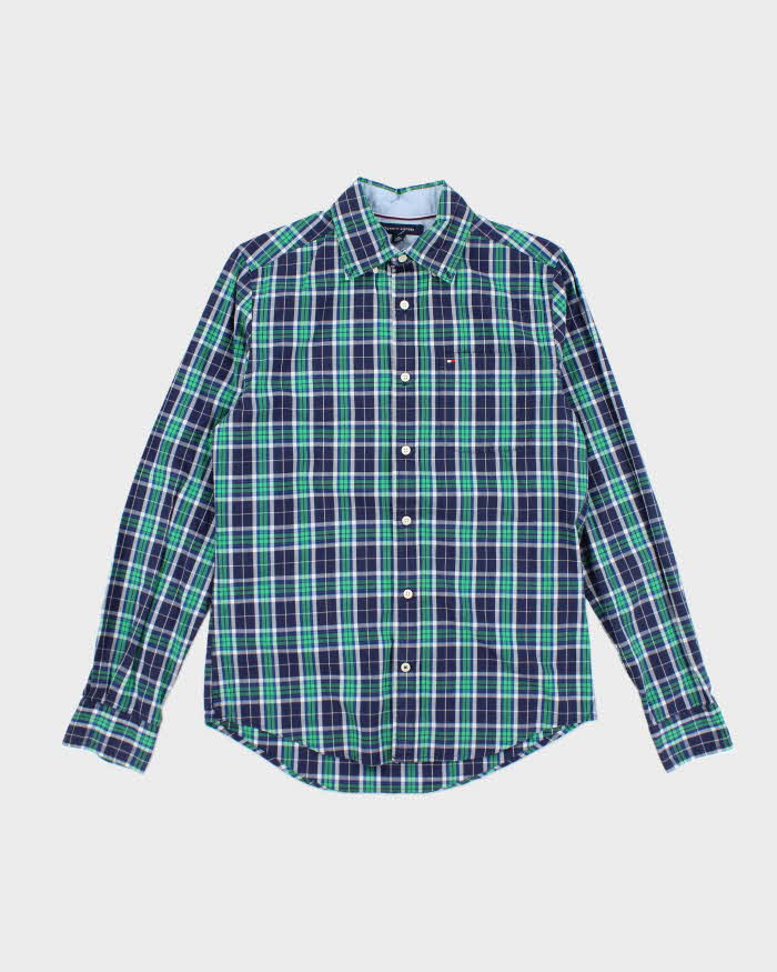 Vintage Tommy Hilfiger Checked Long Sleeve Shirt - XS