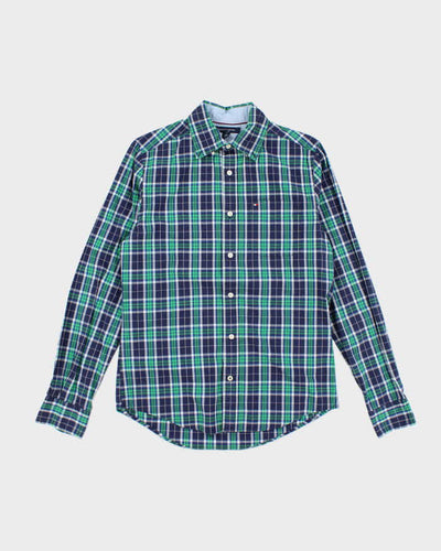 Vintage Tommy Hilfiger Checked Long Sleeve Shirt - XS