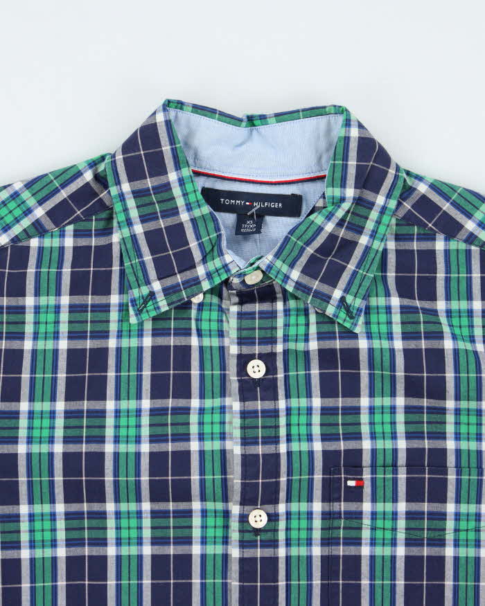 Vintage Tommy Hilfiger Checked Long Sleeve Shirt - XS