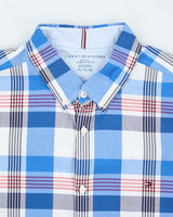 Vintage Tommy Hilfiger Checked Long Sleeve Shirt - XL