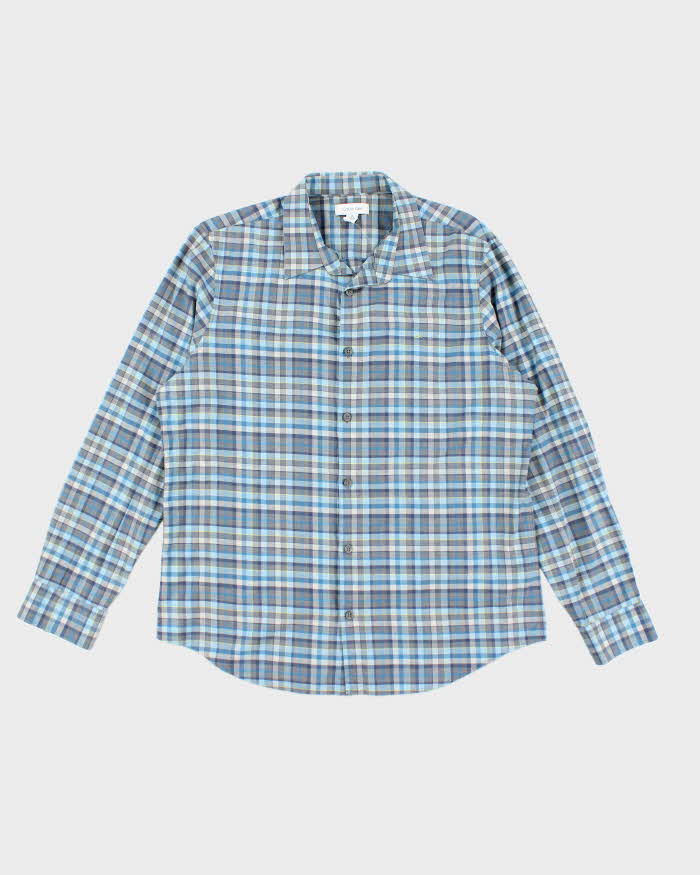 Calvin Klein Checked Long Sleeve Shirt - L