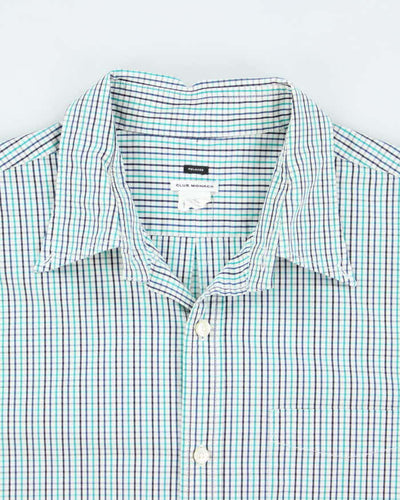 Vintage Club Monaco Checked Long Sleeve Shirt - L