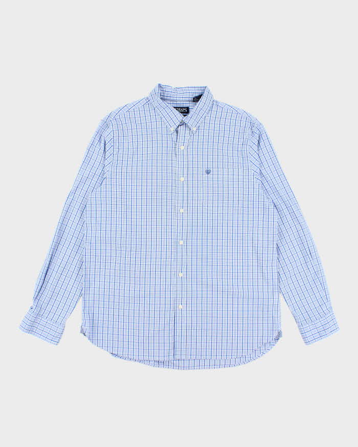 Vintage Chaps Checked Long Sleeve Shirt - XL