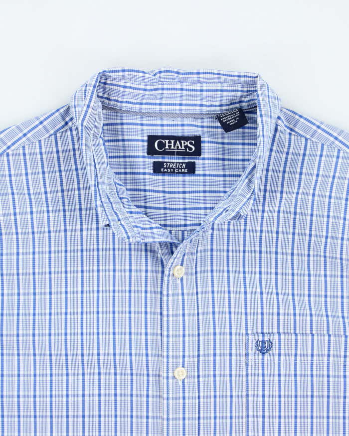 Vintage Chaps Checked Long Sleeve Shirt - XL