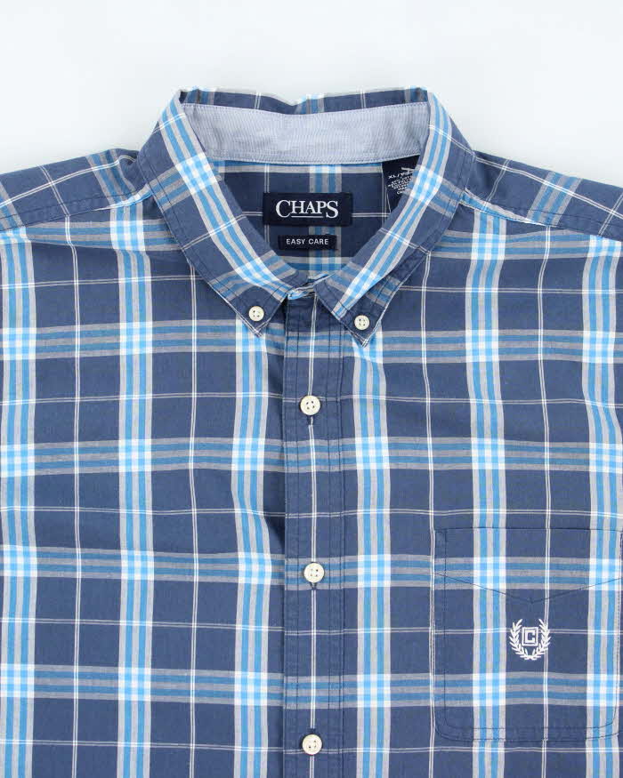 Vintage Chaps Checked Long Sleeve Shirt - XL
