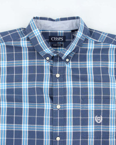 Vintage Chaps Checked Long Sleeve Shirt - XL