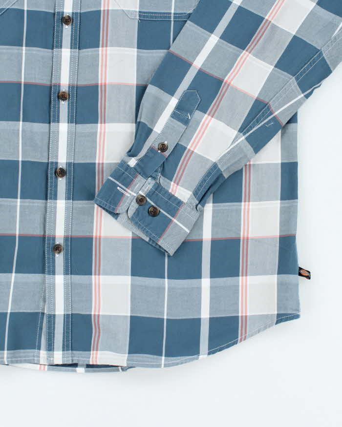 Vintage Dickies Checked Long Sleeve Shirt - L
