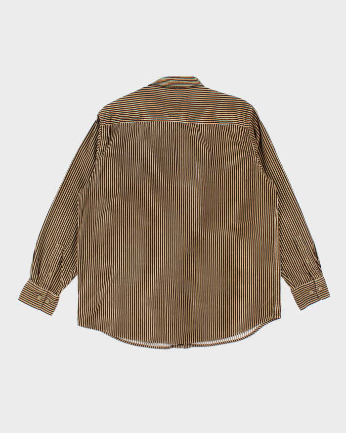 Vintage 90's Cherokee Striped Button Up Shirt - M