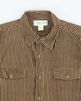 Vintage 90's Cherokee Striped Button Up Shirt - M