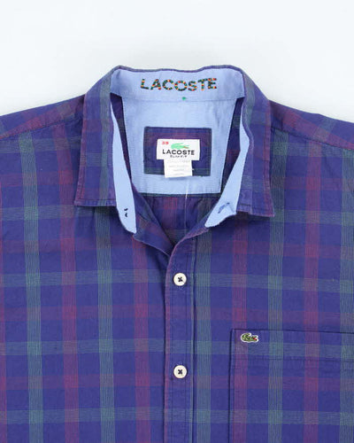 Vintage 2000's Lacoste Striped Button Up Shirt - M