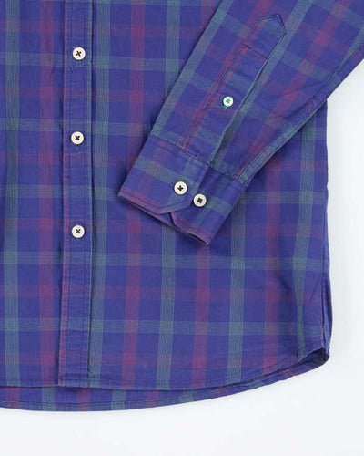 Vintage 2000's Lacoste Striped Button Up Shirt - M