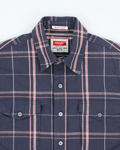 Vintage Wrangler Striped Button Up Shirt - S