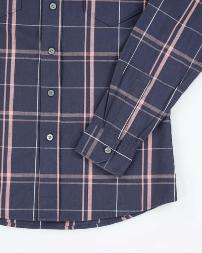 Vintage Wrangler Striped Button Up Shirt - S