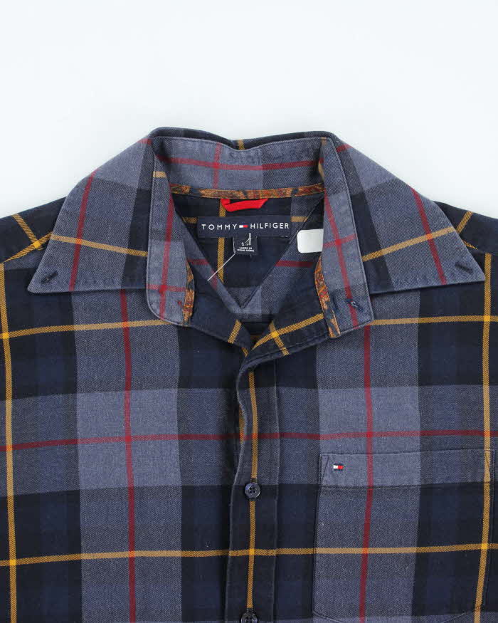 Vintage Tommy Hilfiger Checked Long Sleeve Shirt - S