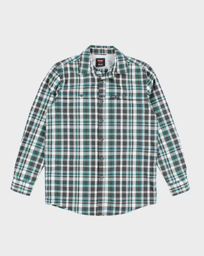 Vintage Columbia Checked Long Sleeve Shirt - M