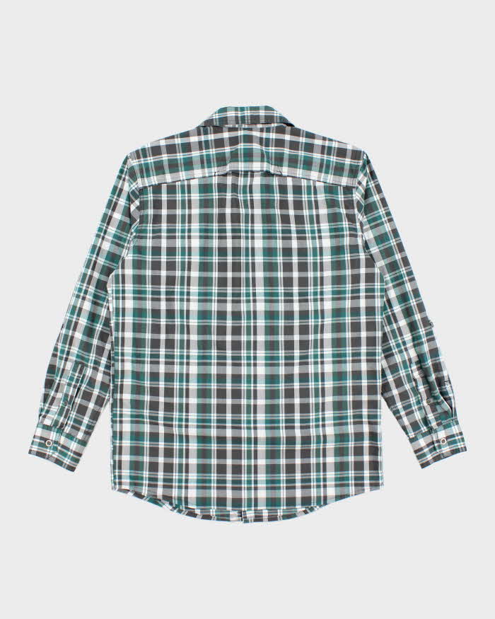 Vintage Columbia Checked Long Sleeve Shirt - M