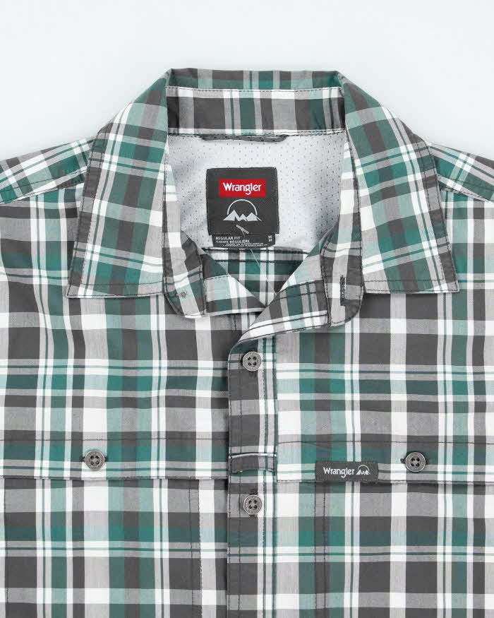 Vintage Columbia Checked Long Sleeve Shirt - M