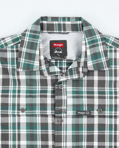 Vintage Columbia Checked Long Sleeve Shirt - M