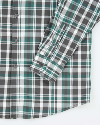 Vintage Columbia Checked Long Sleeve Shirt - M