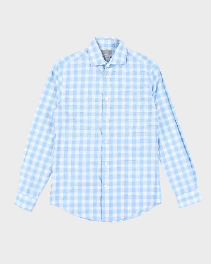 Vintage Y2k 00s Michael Kors Checked Long Sleeve Shirt - S