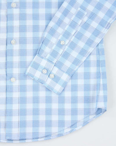 Vintage Y2k 00s Michael Kors Checked Long Sleeve Shirt - S