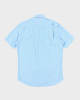 Vintage Y2k 00s Quick Silver Checked Short Sleeve Shirt - M