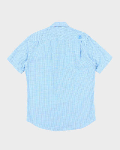 Vintage Y2k 00s Quick Silver Checked Short Sleeve Shirt - M