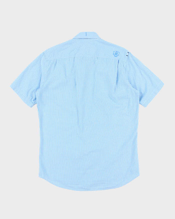 Vintage Y2k 00s Quick Silver Checked Short Sleeve Shirt - M