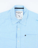 Vintage Y2k 00s Quick Silver Checked Short Sleeve Shirt - M
