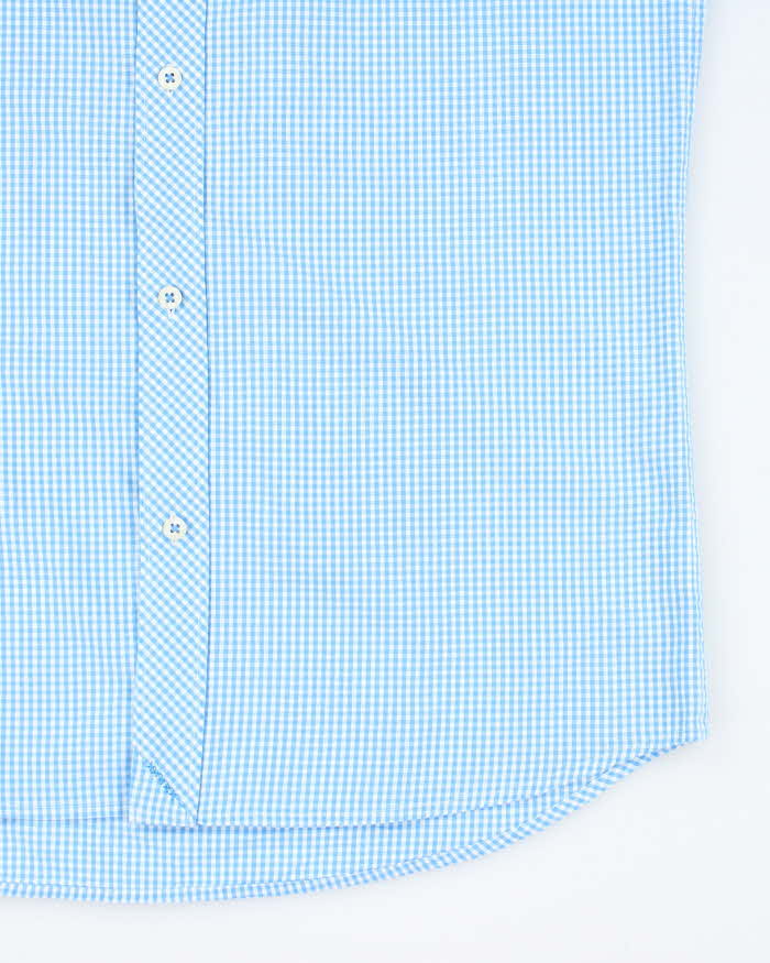 Vintage Y2k 00s Quick Silver Checked Short Sleeve Shirt - M