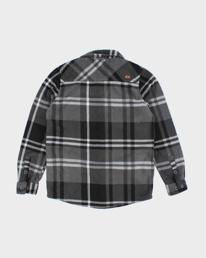 Vintage Y2k 00s Realtree Lined Checked Fleece Flannel Shirt - S