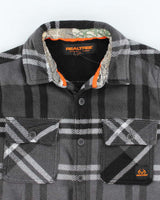 Vintage Y2k 00s Realtree Lined Checked Fleece Flannel Shirt - S