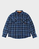Vintage Y2k 00s Realtree Lined Checked Fleece Flannel Shirt - XL