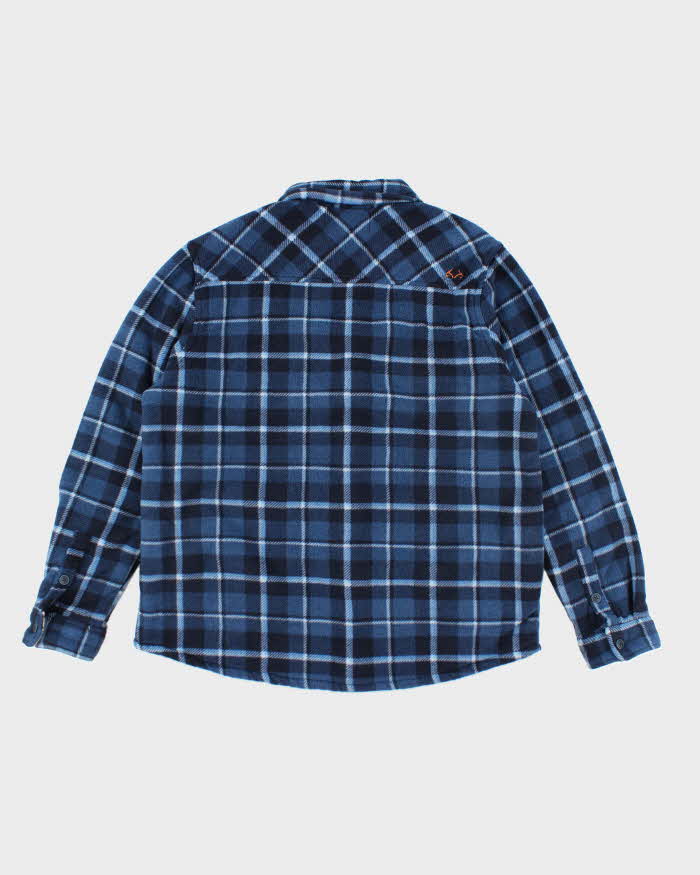 Vintage Y2k 00s Realtree Lined Checked Fleece Flannel Shirt - XL