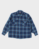 Vintage 70s Pendleton Wool Flannel Shirt - L
