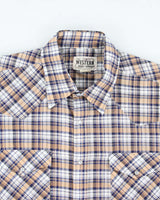Vintage 70s Western Checked Shirt - L